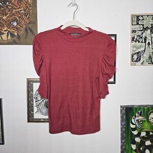 Maroon Blouse XL